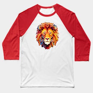 Colourful Lion Baseball T-Shirt